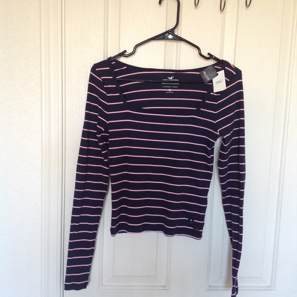 Hollister Women's Long-Sleeve Striped Top - Picture 1 of 3